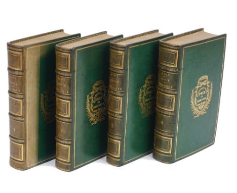 BIOT, Jean-Baptist (1774-1862).  Traité de Physique Expérimentale et Mathématique. Paris: Chez Deterville, 1816. 4 volumes, 8