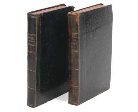 RUNGE, Friedlieb Ferdinand (1794-1867).  Grundiss der Chemie. Munich: Georg Franz, 1846-47. 2 volumes, 8vo (214 x 136mm). 247
