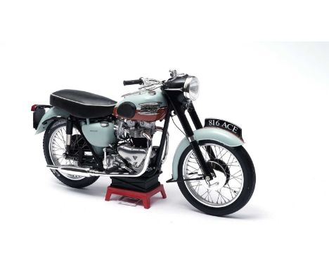 Vintage Motor Grand 1959, Triumph Bonneville T120R "The Tangerine Dream", scale 1:6 handmade and Limited Edition, boxed.