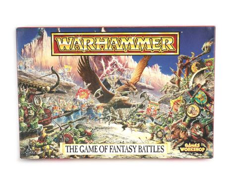 Warhammer The Game of Fantasy Battles (Citadel Miniatures), 4th edition c.1992, boxed and seemingly complete.Provenance: from