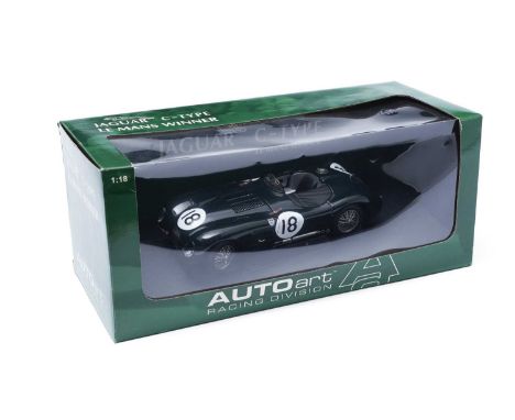 AUTOart Racing Division Jaguar C-type Le Mans Winner, scale 1:18, boxed.