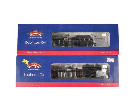 Bachmann 00-gauge Robinson, 04 locomotives and tenders, comprising: 31005 and 31003, both LNER Black, both boxed.