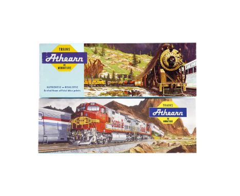An Athearn 'Union Pacific' 12-wheel model train, with box; together with another.