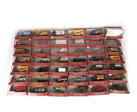 A collection of Matchbox models of Yesteryear, diecast model vehicles, in original boxed. (42)