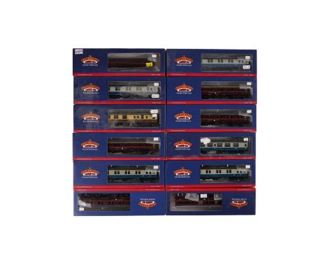 Bachmann 00-gauge coaches, including inspection saloon, SLF MK1 coach sleeping First Class, freight composite corridor, sleep