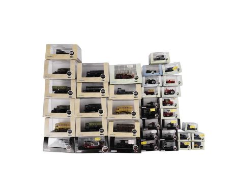 A selection of Oxford Diecast 1:76 scale vehicles, primarily from the Military, Commercials, and Fire series, including: Brit