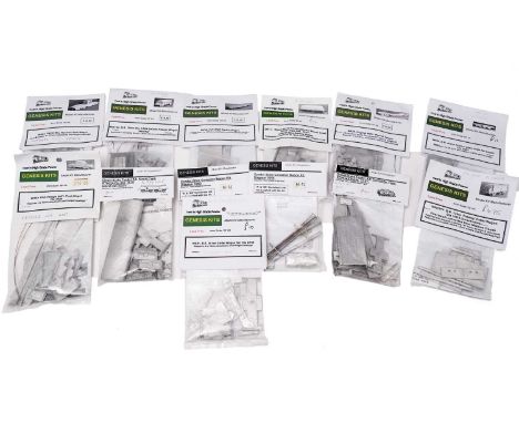 Genesis 00-gauge metal model construction kits, 4mm scale cast in highgrade pewter, in original packaging, mostly rolling sto