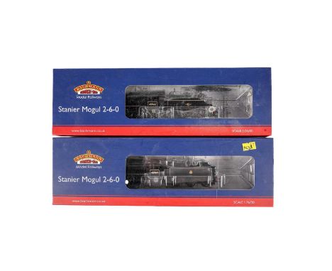 Bachmann 00-gauge 2-6-0 Stanier Mogul 42969 locomotives and tenders, 31691; together with another 31692, 42968, both boxed.