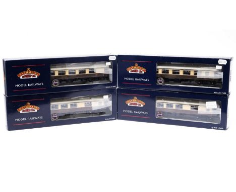 Bachmann 00-gauge BR MK1 Pullman coaches, including: kitchen second (x 2), kitchen, all boxed. (2)