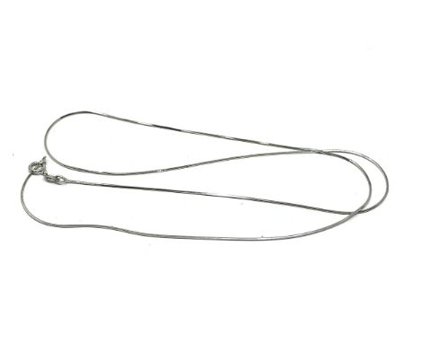 14ct white gold necklace chain weight  1.8g 