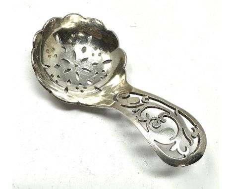 Vintage silver tea caddy spoon 