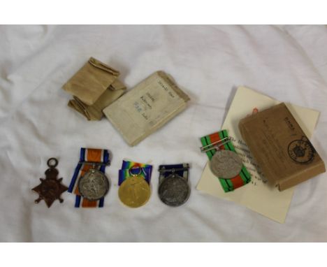 First World War and later Naval group - comprising 1914 - 1915 Star, named to 190686. F. Boorer. P.O.. 1.R.N., War and Victor