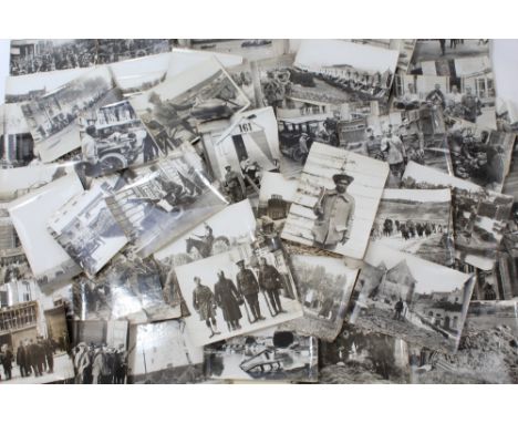 Impressive collection of over one hundred and seventy original First World War official press photographs, including scenes o