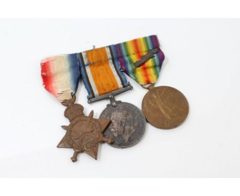 First World War 1914 - 1915 Star trio - comprising 1914 - 1915 Star, named to 2. LIEUT. C. L. E. Johnston A. CYC. CORPS., War