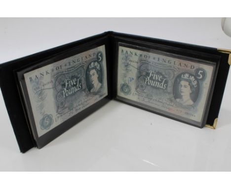 Banknotes - G.B. collection - to include N. F. Warren Fisher Ten Shilling Note second issue.  Prefix J.  AVF, One Pound Note.