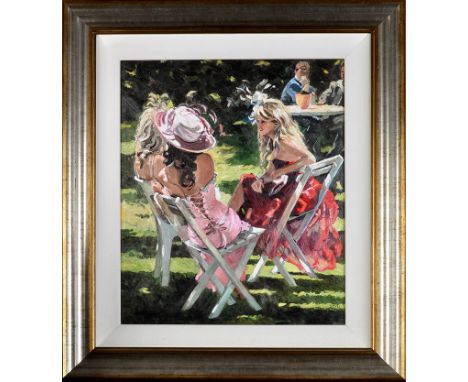 After Sherree Valentine Daines
"SPECIAL OCCASION"
signed with initials, limited edition print numbered 97/195
oleograph
64.5 
