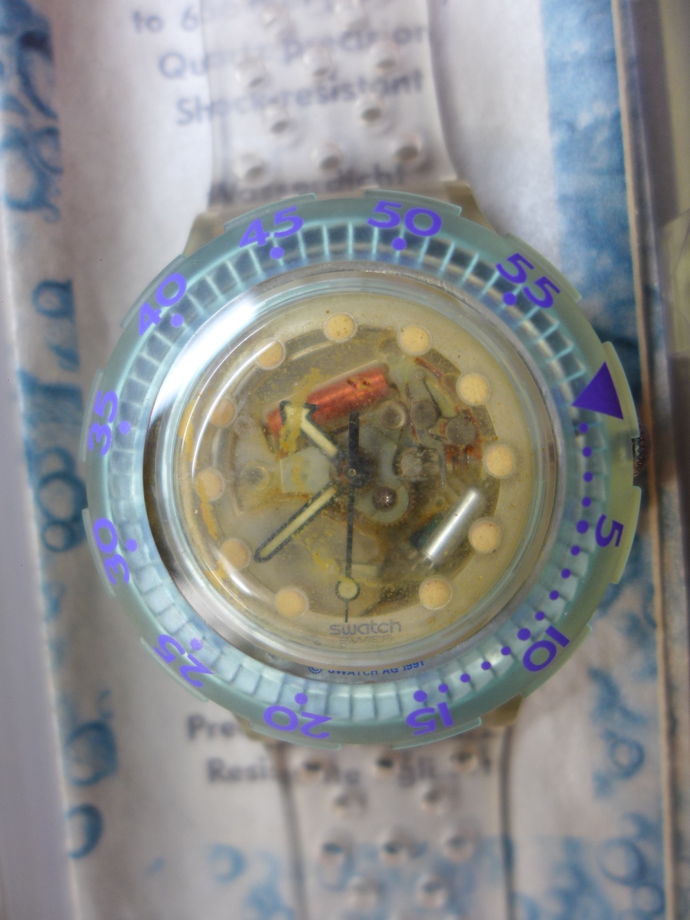 swatch 200m dive watch
