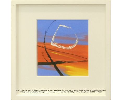 NEIL CANNING. 'Response VII.' Mixed media. Signed, titled &amp; dated 2003 to the reverse. 24 x 26cm.