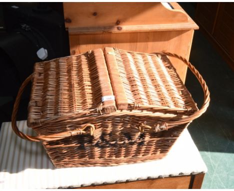 A Fortnum and Mason wicker picnic hamper