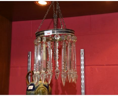 A lustre drop ceiling light