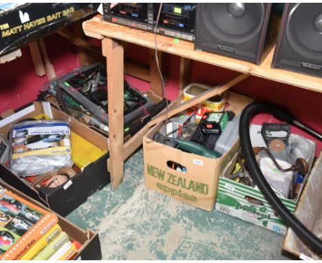 Four boxes of tools etc