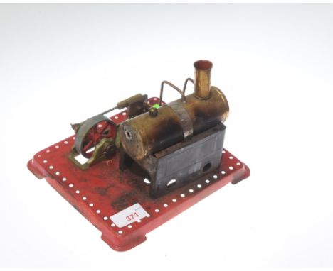 A vintage Mamod steam engine