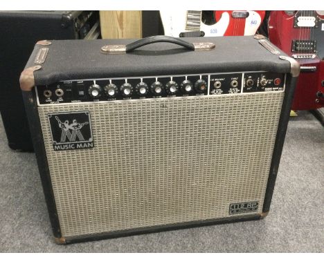 A Music Man 112 Vintage amplifier. Good condition overall, recently tested and revalved. Changed speaker with replacement Emi
