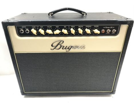 A Bugera V22 Vintage Combo guitar amplifier.