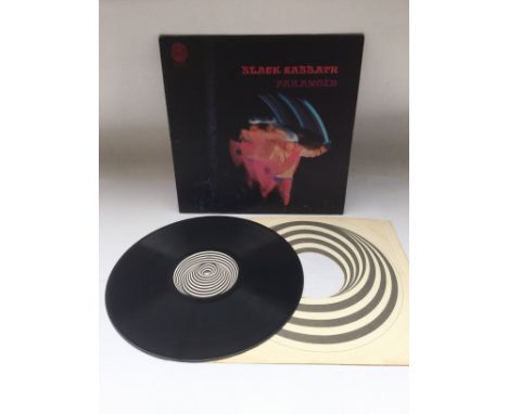 A first UK pressing of the 'Paranoid' LP by Black Sabbath, vinyl Ex.