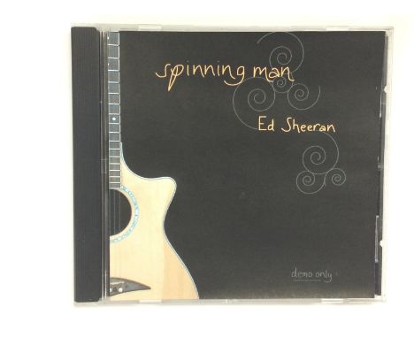 An ultra rare Ed Seeran 'Spinning Man' CD demo. Self made and released whilst Ed was still in school and recorded on a four t