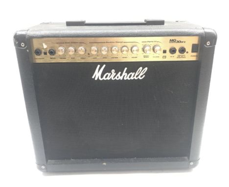 A Marshall MG30 DFX 80 Watt Electric guitar amplifier.