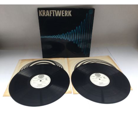 A first UK pressing of the self titled Kraftwerk double LP, Vertigo 6499 268, complete with Vertigo swirl inners, vinyl Ex.