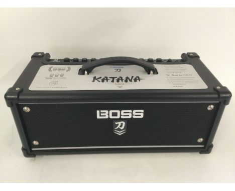 A Boss Katana MKII amplifier head. Comes supplied with original cover.