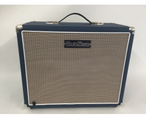 A Sub Zero G110 amplifier. Comes supplied with amp cover.
