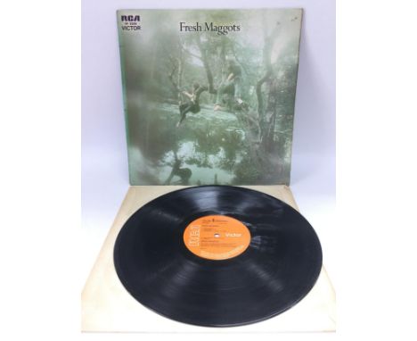 A rare 1971 first UK pressing of the self titled Fresh Maggots LP with purple back cover and orange RCA labels. ACBS 0582-1E 