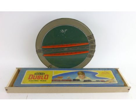 A Hornby 00 guage electric train set, model EDP10, together with a Hornby tinplate turntable CONDITION REPORT: triple track