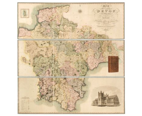 Devon. Greenwood (C. &amp; J.), Map of the County of Devon from an Actual Survey, made in the Years 1825 &amp; 1826 by C. &am