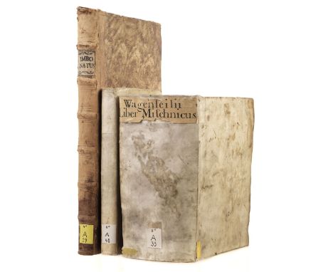 Hebraica. Tehillm und neb'm aharnm, London: Gedruckt Bey A. Macintosh, Great New Street, 1823, ex-library with stamps to titl