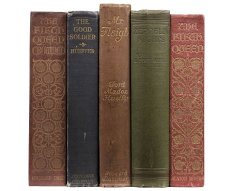 Ford (Madox Ford). The Fifth Queen Crowned, 1st edition, London: Eveleigh Nash, 1908, light spotting to endpapers, original r