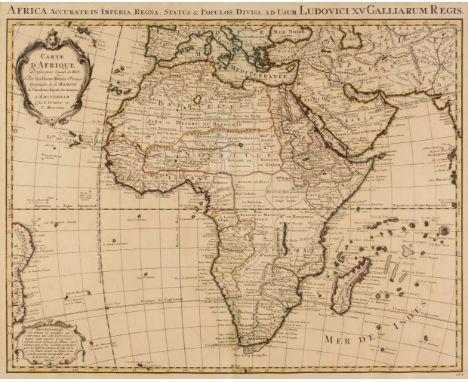 Africa. Covens (J. &amp; Mortier P.), Carte D'Afrique Dressée pour l'Usage du Roy, par Guillaume DeLisle..., Amsterdam, circa