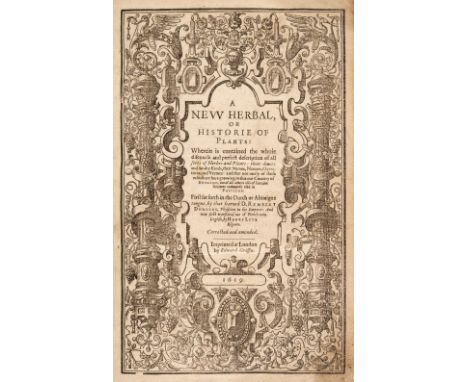 Dodoens (Rembert). A New Herbal, or Historie of Plants: Wherein is contained, the whole discourse and perfect description of 