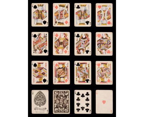 * English playing cards. Standard pattern, J. &amp; W. Mitchell of Birmingham, circa 1890, a complete deck (without joker?) o