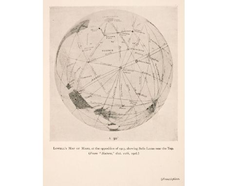 Wallace (Alfred Russel). Is Mars Habitable? A critical examination of Professor Percival Lowell's book "Mars and Its Canals",