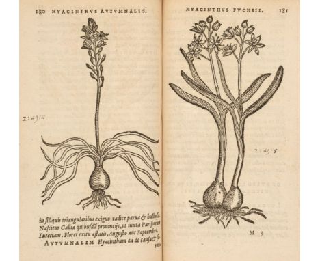 Dodoens (Rembert). Florum, et coronariarum odoratarumque nonnullarum herbarum historia, 2nd edition, Antwerp: Christopher Pla