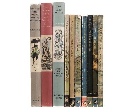 Lewis (C. S). The Lion, The Witch and the Wardrobe, 7th printing, London: Geoffrey Bles, 1964, illustrations by Pauline Bayne
