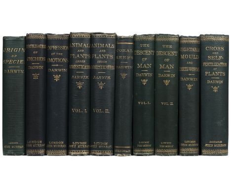 Darwin (Charles). The Various Contrivances by which Orchids are Fertilised by Insects..., London: John Murray, 1888, half-tit