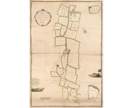 Estate Plan. Sparrow (Joseph), A Map of an Estate belonging to Mr. J. Dunk, also Stock Farm situated in the Parishes of Smeet