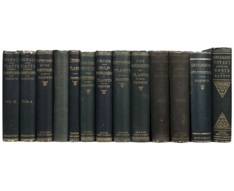 Darwin (Charles). The Variation of Animals and Plants Under Domestication, 2 volumes, 1st American Edition, New York: Orange 