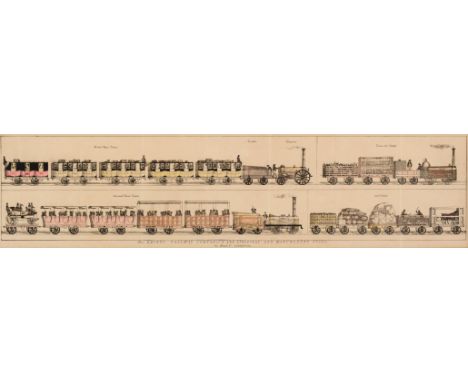 * Railways. [Freeling (Arthur)], For Laceys Railway Companion and Liverpool and Manchester Guide, Bold Street, Liverpool, [18