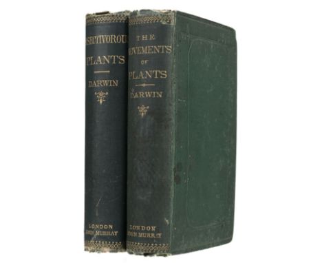 Darwin (Charles). The Power of Movement in Plants..., assisted by Francis Darwin, 1st edition, London: John Murray, 1880, ill